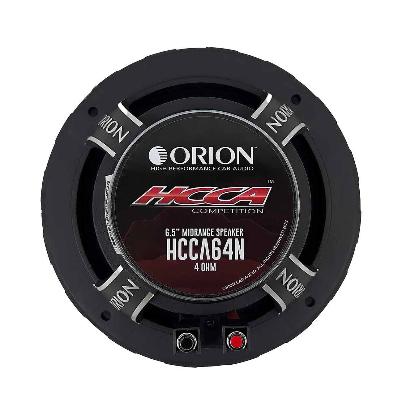 ORION HCCA64N HCCA Series 6.5” Ultra Efficient Neodymium Midrange Loudspeaker, 1400W Max Power, 350W RMS, 4 Ohm, 1.5” Voice Coil - High Output Pro Car Audio Stereo, Premium Quality Speaker (Pair)