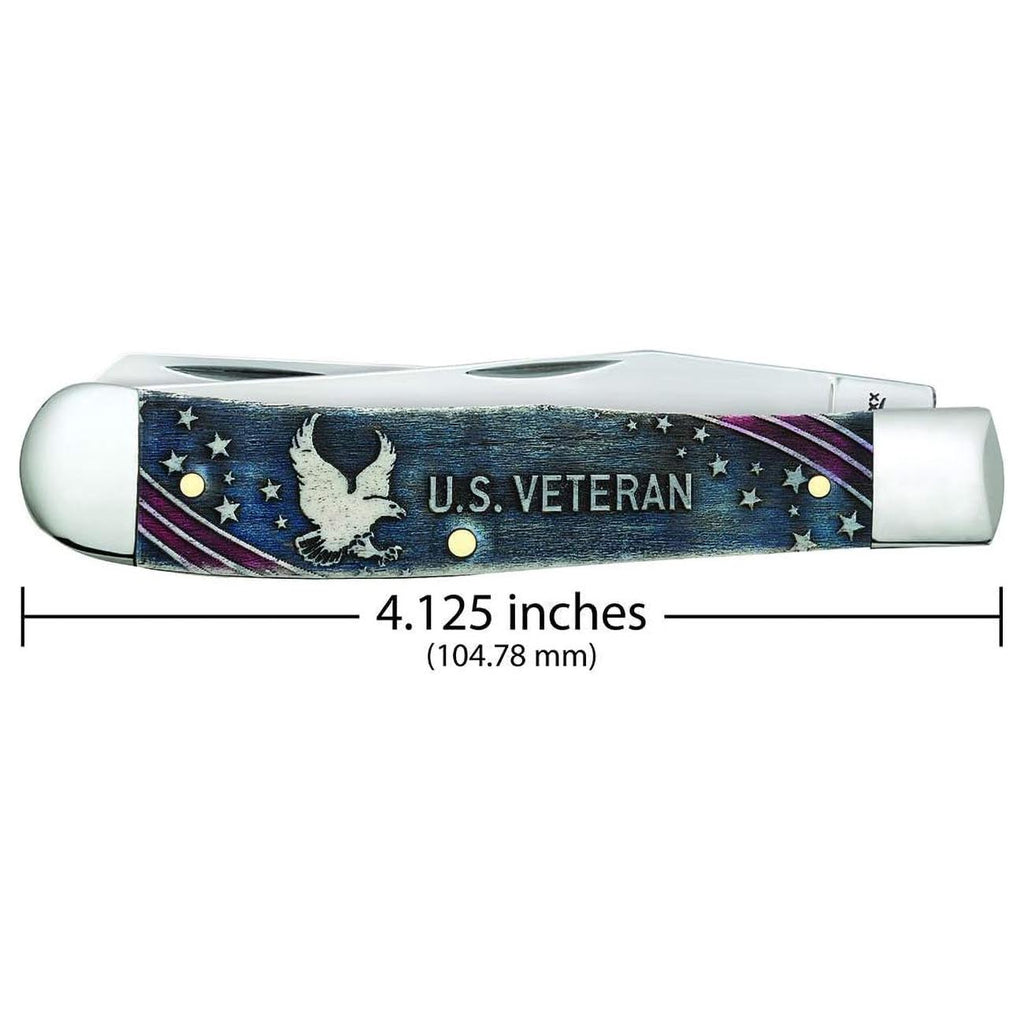 Case WR XX Pocket Knife United States Veterans Trapper Gift Set Item #16300 - (6254 SS)