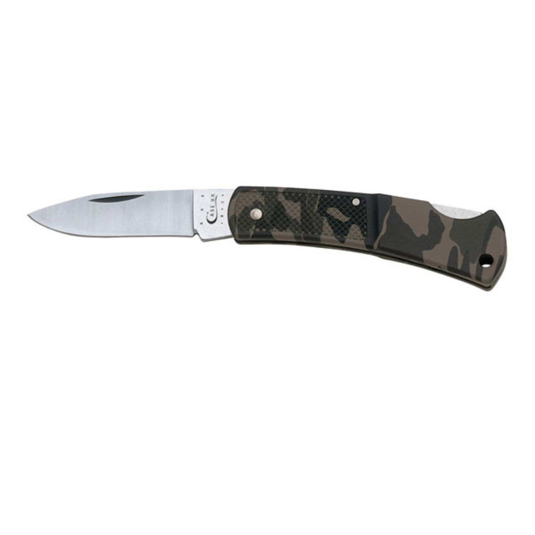Case WR XX Pocket Knife Caliber Small Camo Lockback Item #662 - (Lt1225 L SS) - Length Closed: 3 Inches