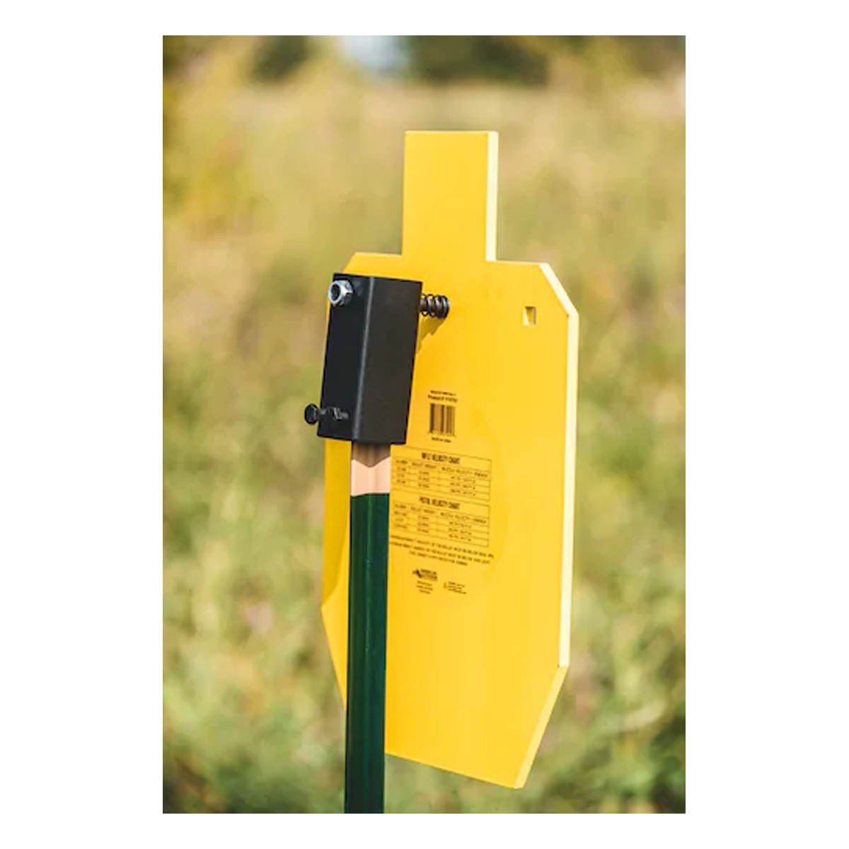 Caldwell unisex adult T-Post Plate Hanger Shooting Target, Yellow, One Size US
