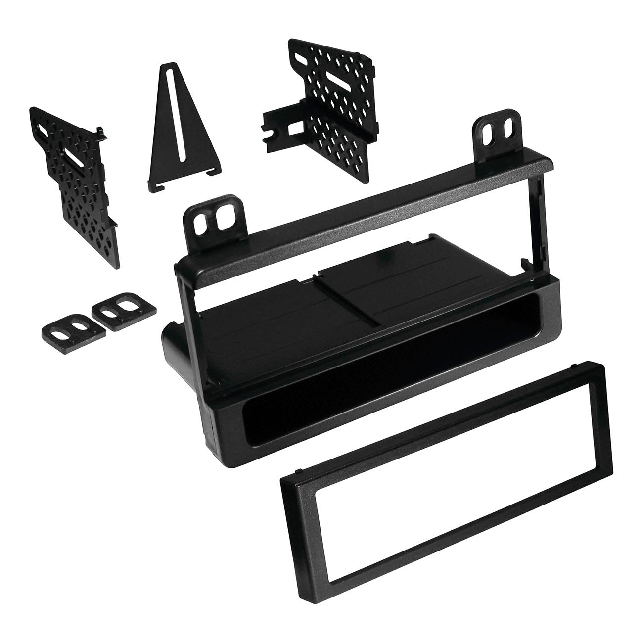American International FMK550 Single DIN/ISO Dash Installation Kit with Pocket – Fits 1995-2011 Ford, Lincoln, Mercury & Mazda Vehicles