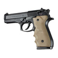 HOGUE 92003 Beretta 92/96 Grip with Finger Grooves, Flat Dark Earth