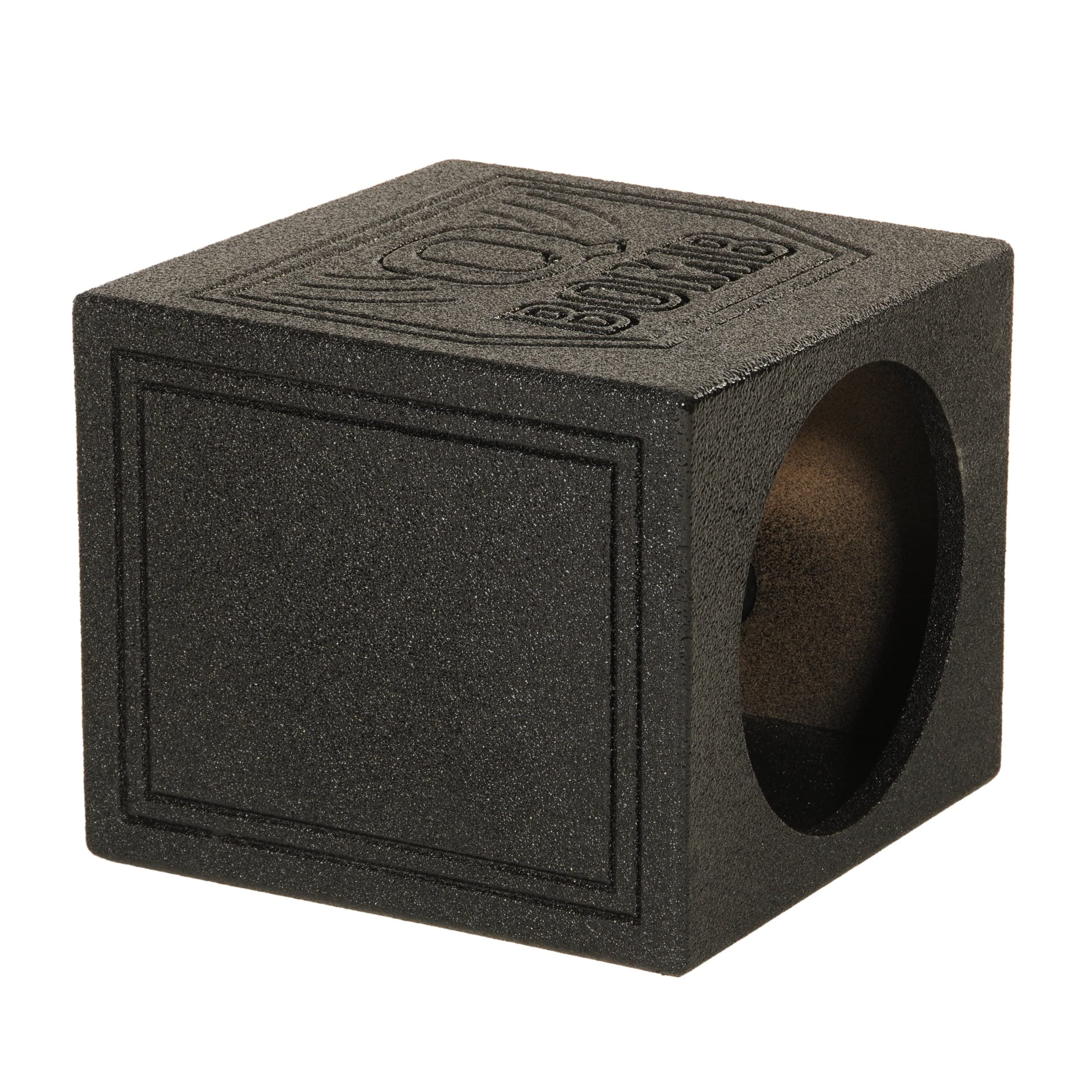 Qpower QBOMB15SSINGLE Single 15 Sealed Woofer Enclosure Withh Bed Liner Spray