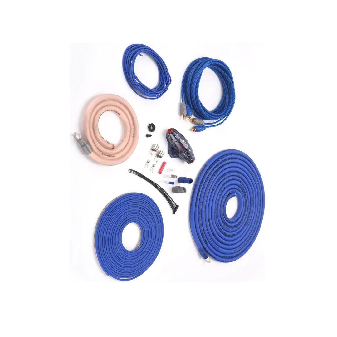 Orion XTR 4 Gauge Amplifier Wiring Kit – 100% OFC Copper, 3500W Power | 4-Gauge Wire, 3500W, High Current Subwoofer Wiring Kit