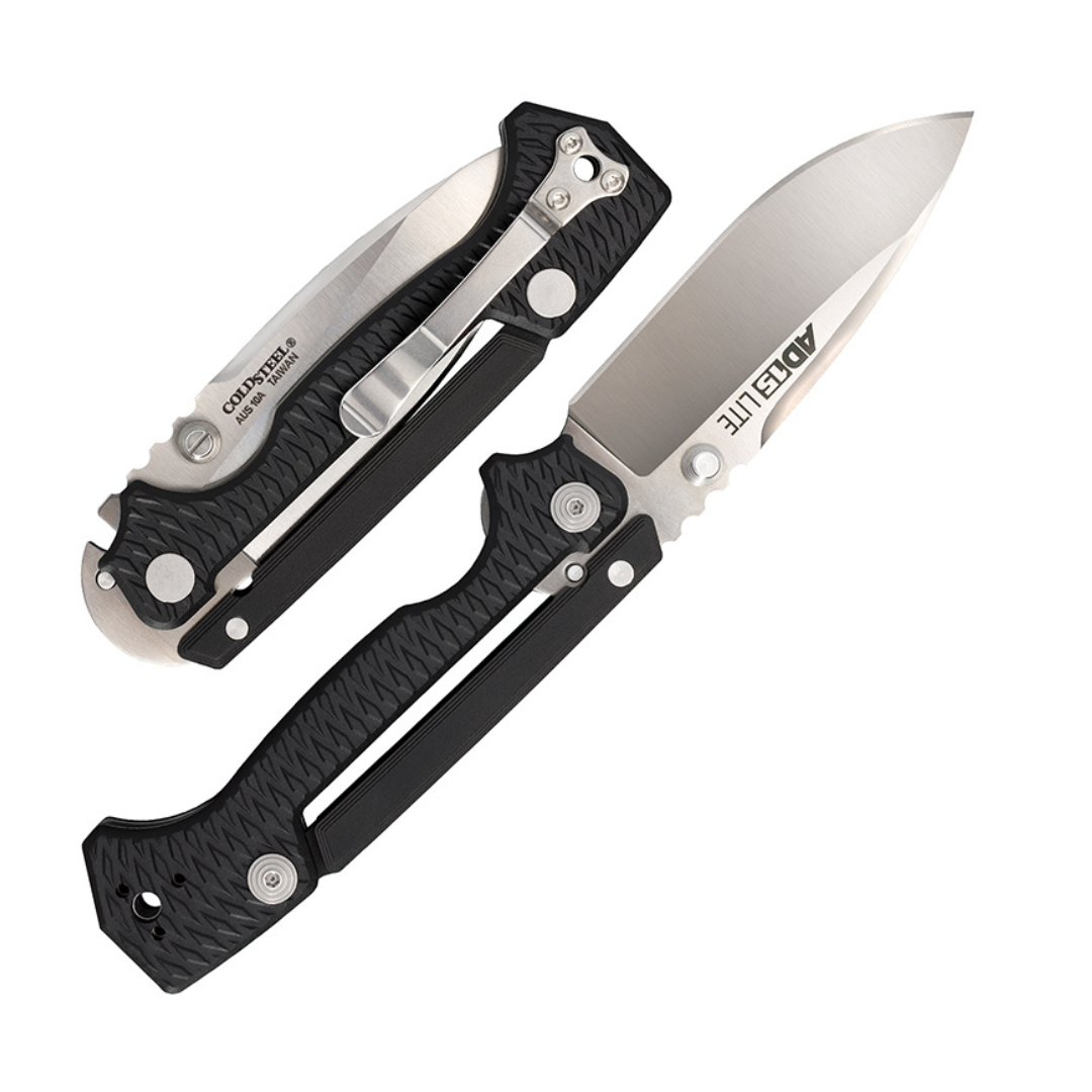 Cold Steel AD-15 Lite 3.5" AUS10A Steel Ultra-Sharp Blade 5" Griv-Ex Handle Tactical Folding Knife, Boxed