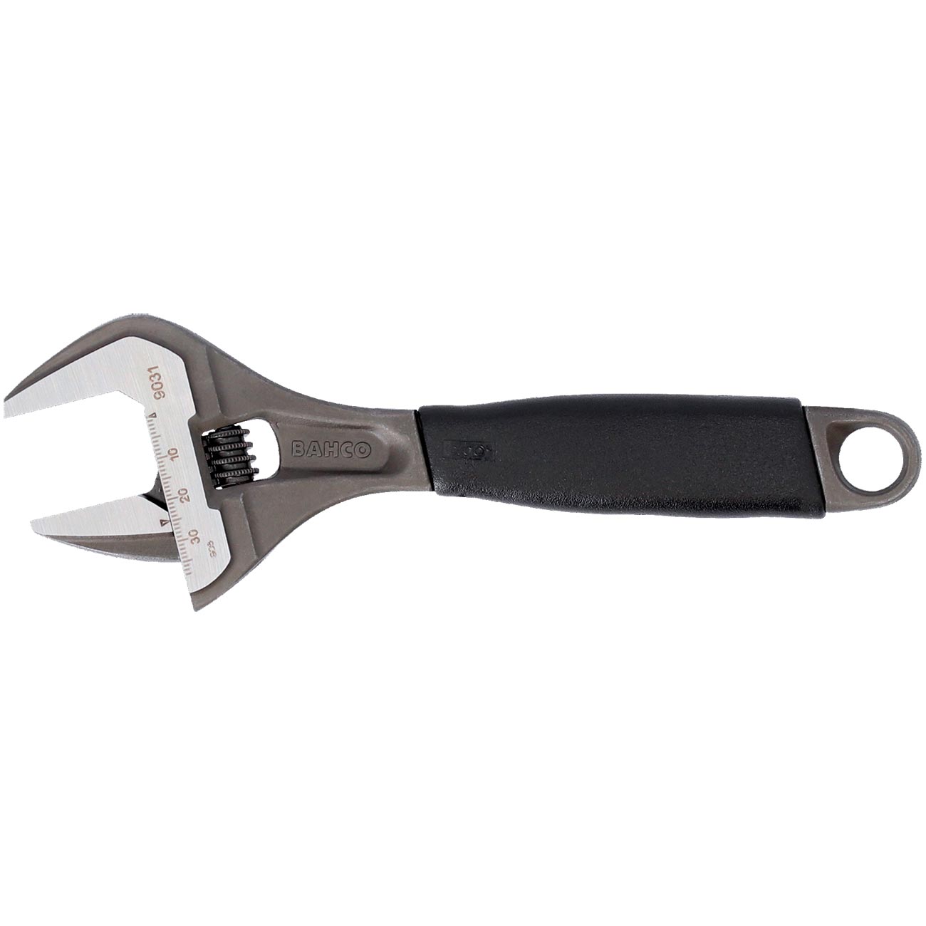 Bahco 6" ERGO‚Ñ¢ Central Nut Wide Opening Jaw Adjustable Wrench with Rubber Handle