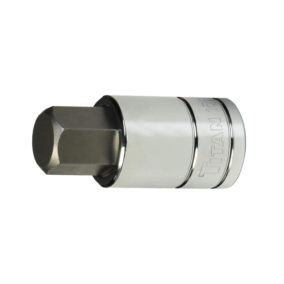 Titan 15617 1/2-Inch Drive x 17mm Hex Bit Socket
