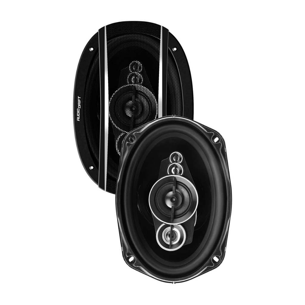 Audio Drift 6.9" 5-Way 4 Ohm 250W RMS 1" ASV Voice Coil Car Speakers
