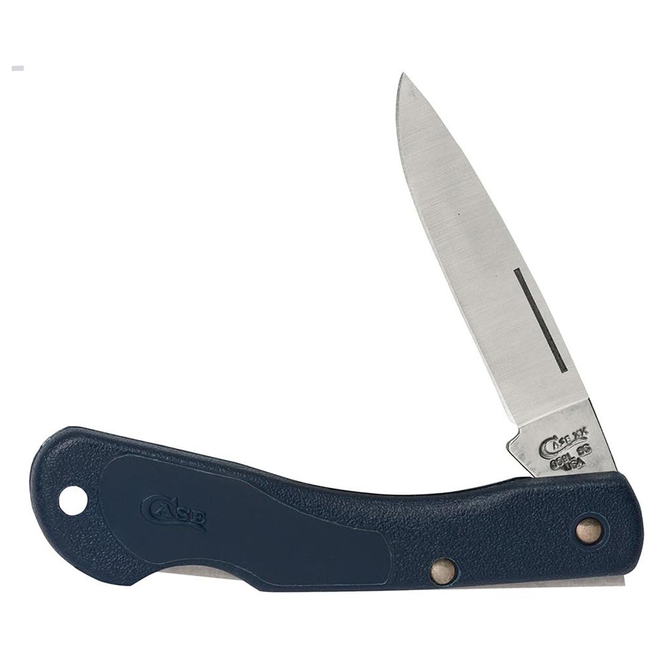 Case XX WR POCKET KNIFE BLUE HANDLED MINI-BLACKHORN, ITEM 2392, LENGTH CLOSED 3 1/8 INCH (LT1059L SS)