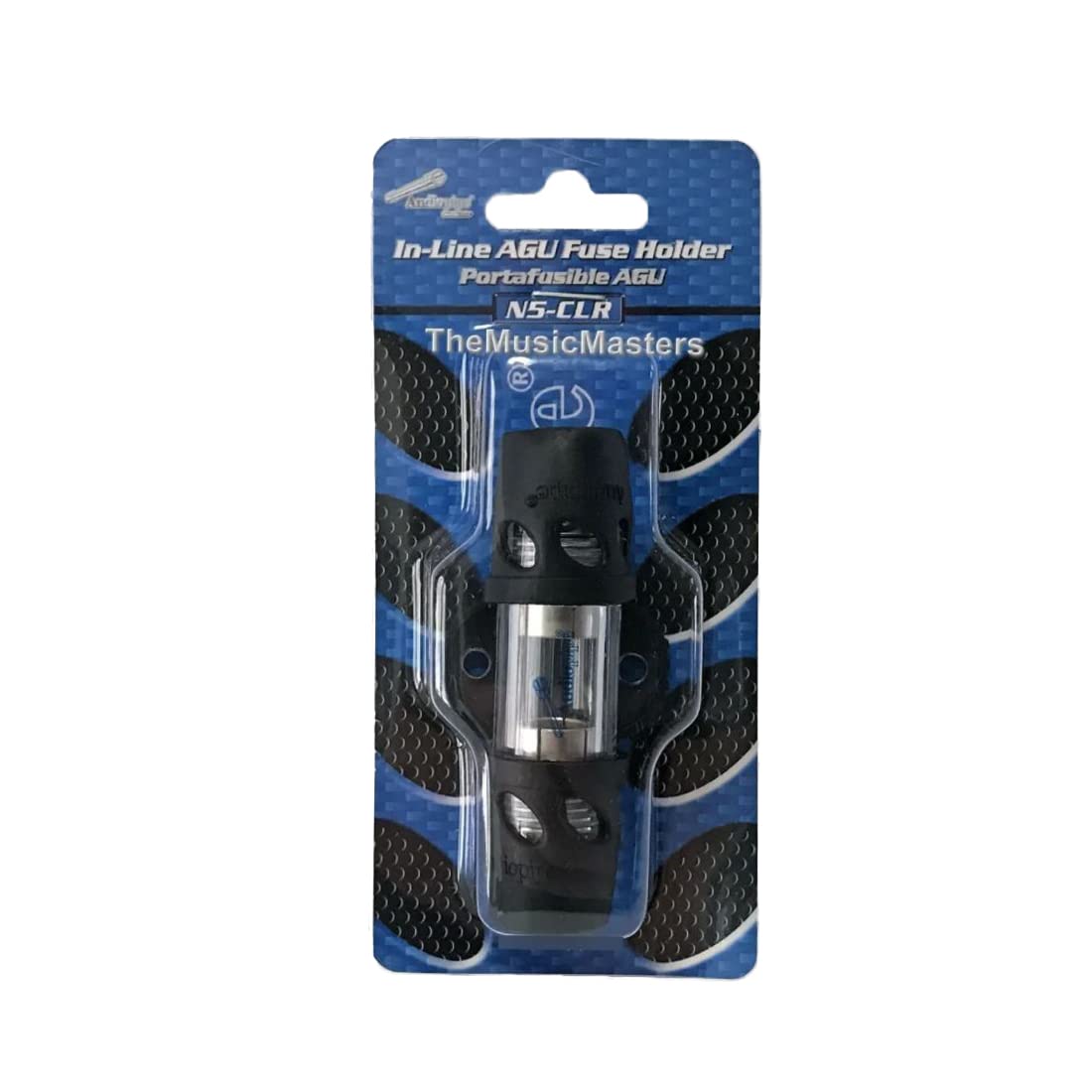 Audiopipe N5 Inline AGU Fuse Holder – Platinum Finish