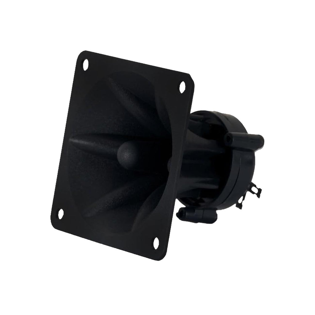 Nippon NTX1004PZ 3.25" Square Flush Mount Piezo Super Horn Tweeter – 4–8 Ohm, Black