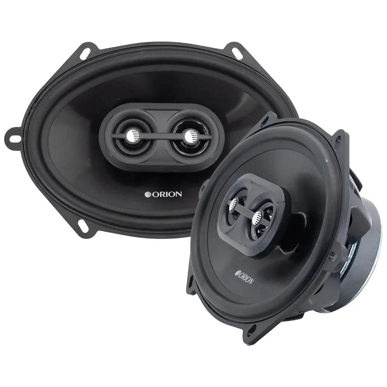 ORION Cobalt Series CB683 6x8” 3-Way Coaxial Car Speakers, 280W, 4 Ohms, Full Range, Enhanced Bass, Polypropylene Cone & Butyl Rubber Surround, Easy Install (Pair)