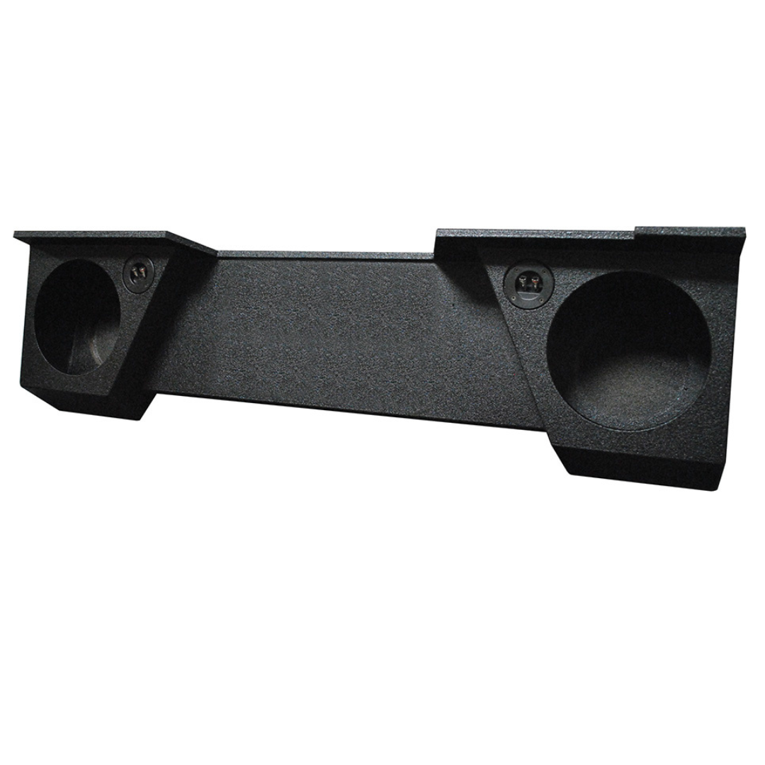 Q Power QBGMC10 2007 HT Dual 10-Inch Custom Fit Speaker Box for GM/Chevy Xcab Trucks 2007-2013