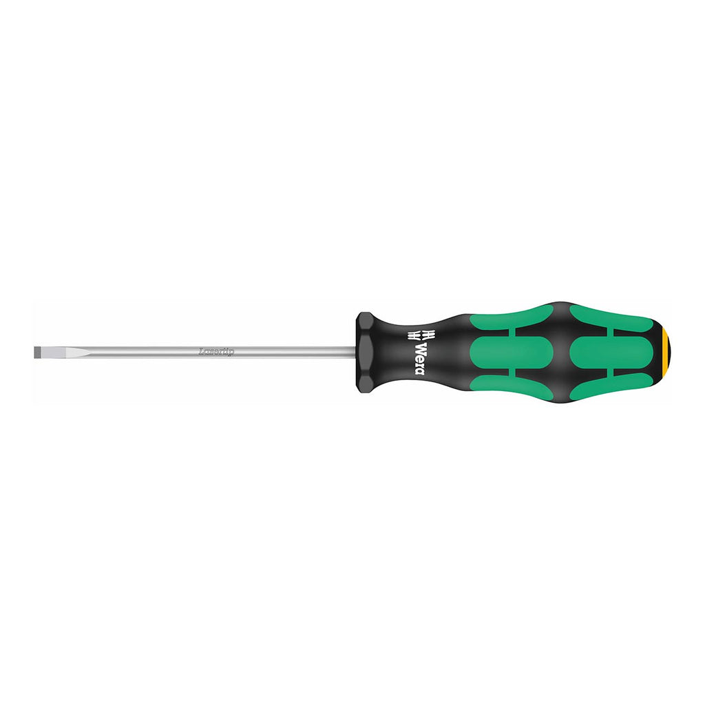 Wera 05110006001 Kraftform Plus 335 Slotted Screwdriver, 4mm Head, 8" Blade Length