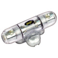 Stinger SPD5101 AGU Fuse Holder with 4/8 Gauge Inputs and ShocKrome Finish,Silver