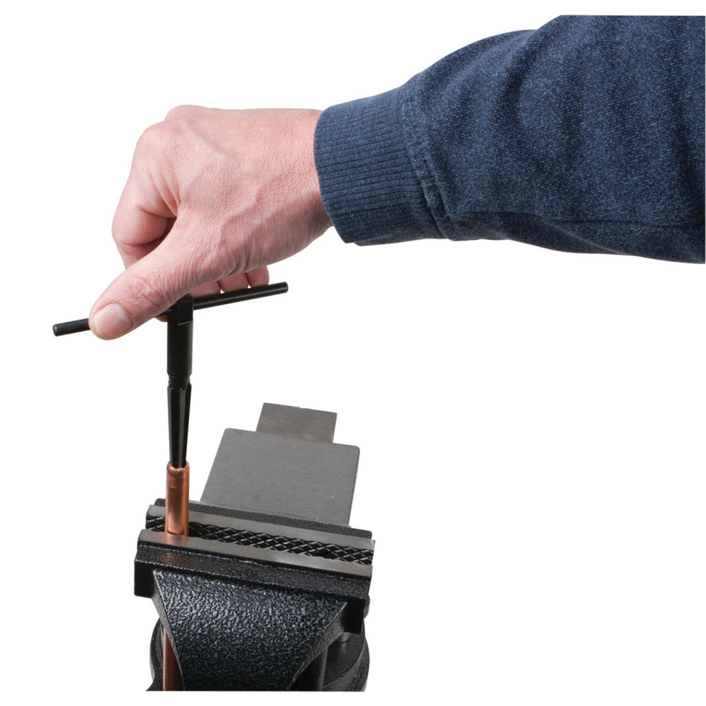 Performance Tool W2967 Tapered Reamer Set with T-Handle and Carbon Steel Contstruction to Align Holes or Remove Burrs from Pipe, Tubes, and More (2-Piece), Black