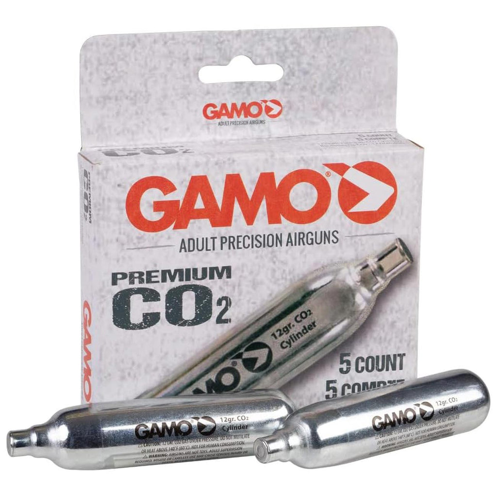 GAMO 12-Gram Replacement CO2 Cylinders, 5-Pack