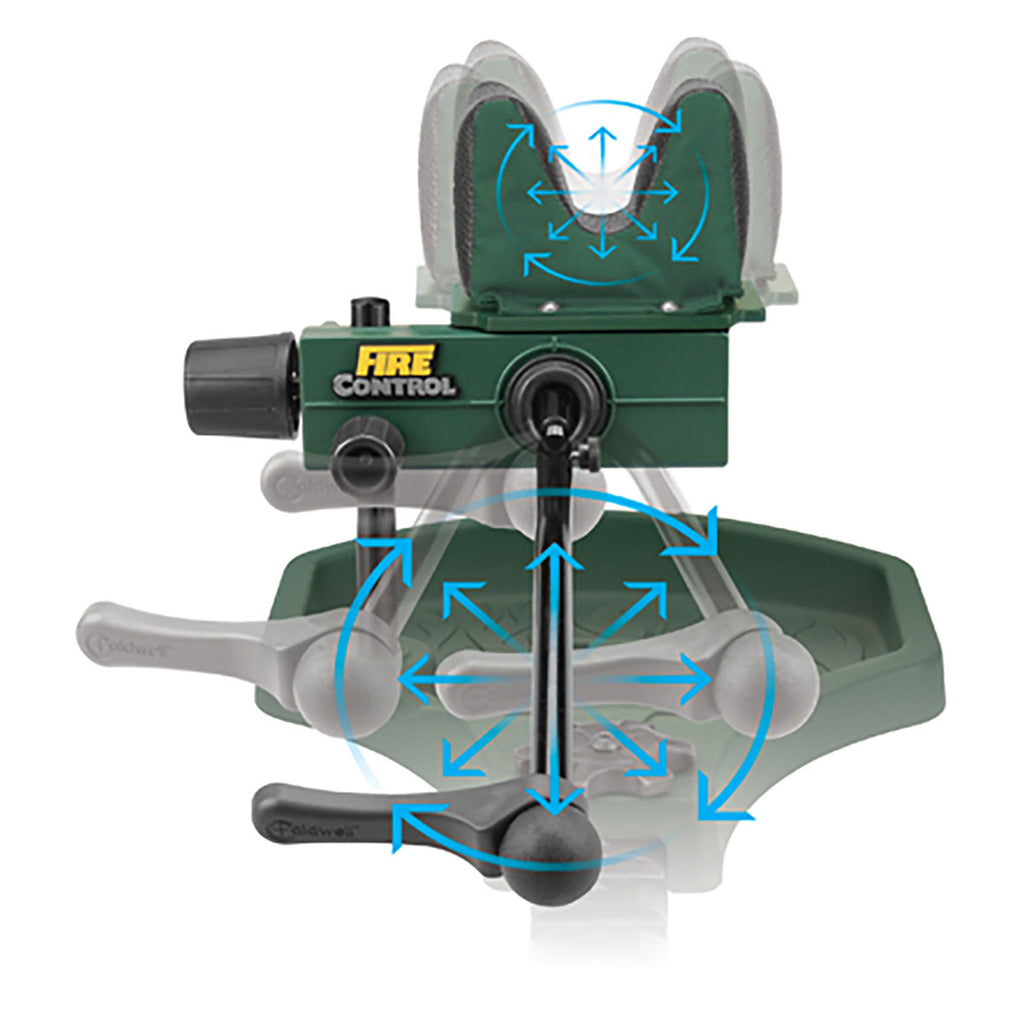 Caldwell Lead Sled FCX Adjustable Ambidextrous Recoil Reducing Rifle Shooting Rest for Range, Shooting Stability, Sight In and Outdoors