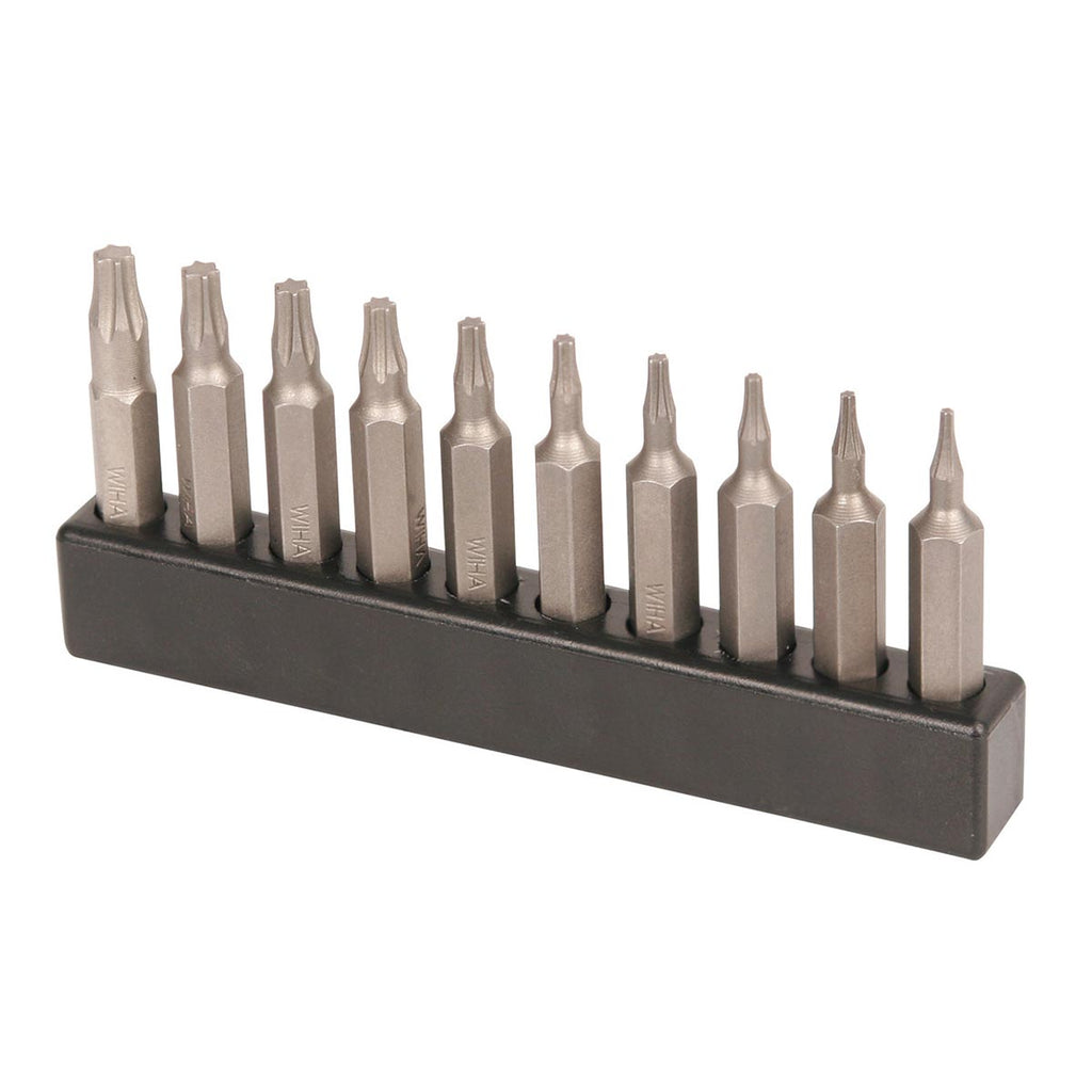 Wiha 75988 10 Piece Torx Micro Bits Set