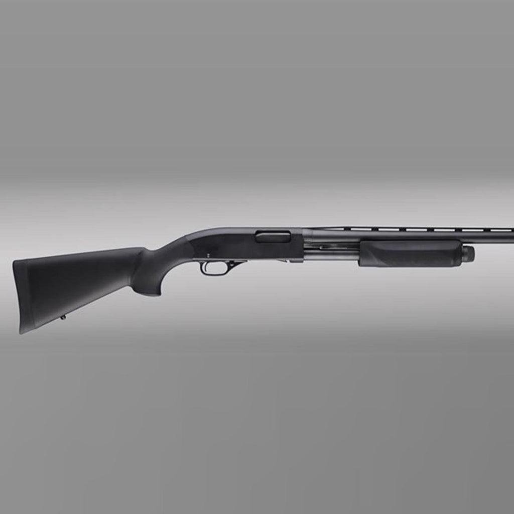 Hogue OverMolded Shotgun Stock and Forend for Winchester 1300 12 Gauge, Black - 03012