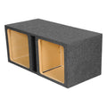QPower QHD215VSQ Dual 15″ Square Slot-Ported Heavy Duty Empty Subwoofer Enclosure – High SPL Woofer Box