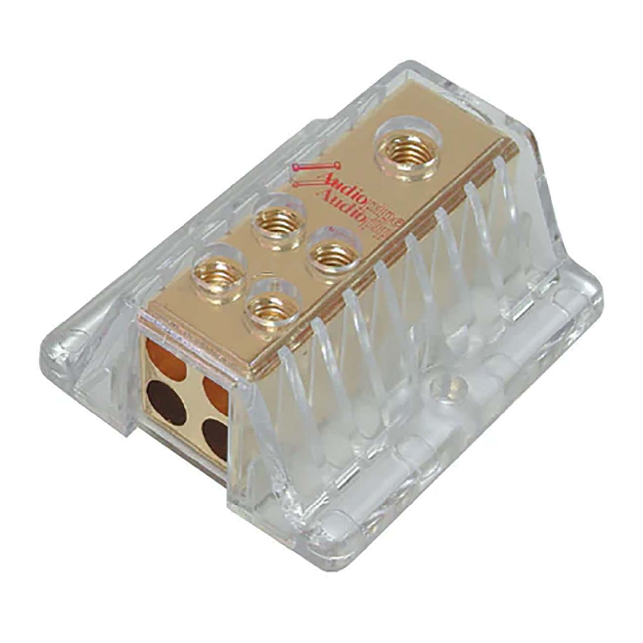 Audiopipe APPB1448 1 Input 4 Output Power Distribution Block – Car Audio Power Splitter for Amplifiers