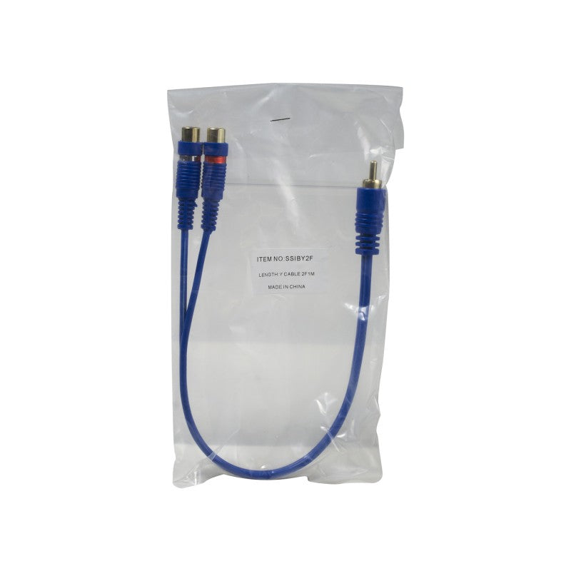 Stinger SSIBY2F Value Series 2 Female to 1 Male Y Interconnect