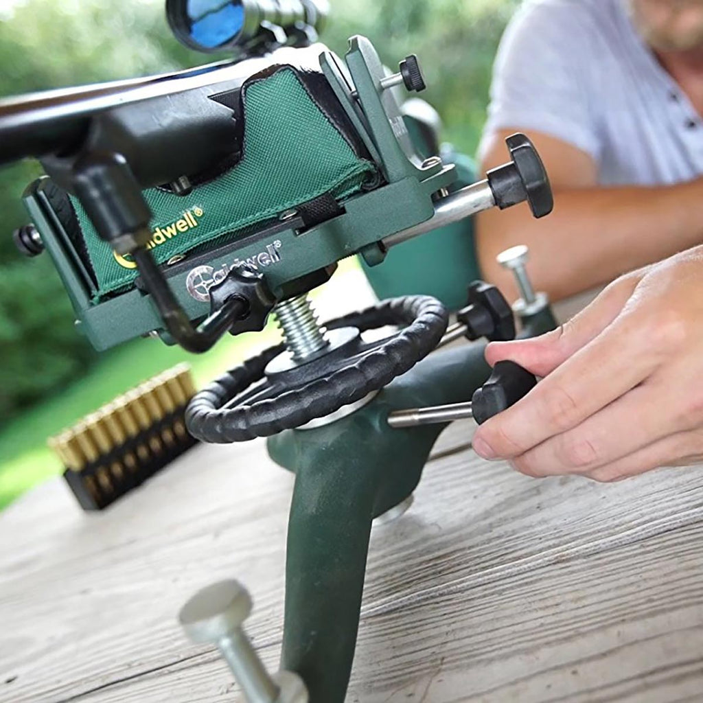 Caldwell The Rock BR Adjustable Ambidextrous Rifle Shooting Rest for Range, Sight In, Precision Shooting and Shooting Stability