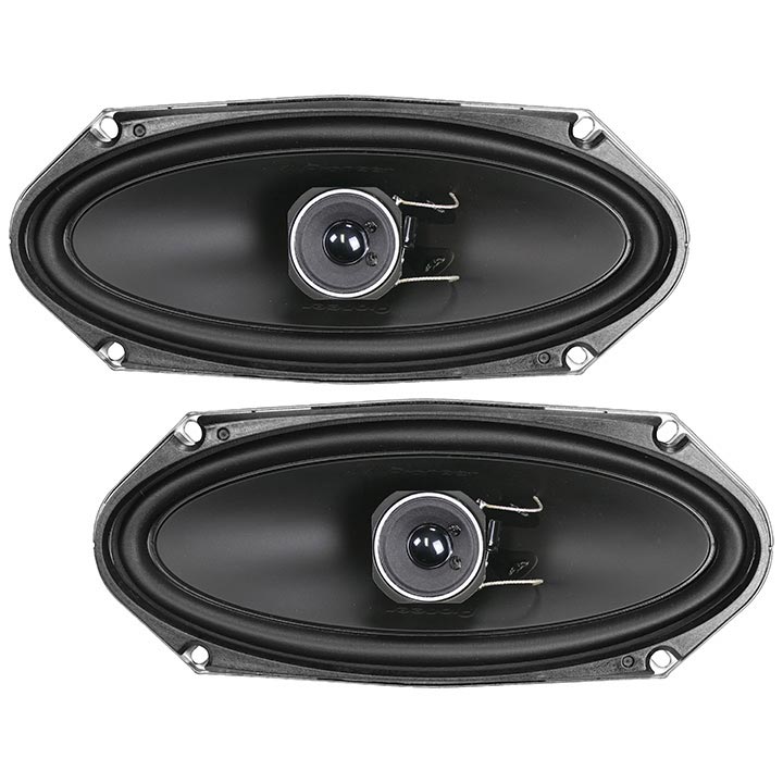 Pioneer A-Series TS-A4103 4” x 10” 2-Way Speakers (Pair) – 120W Max, Balanced Sound + Smooth Treble, Enhanced Bass, Great Stock Replacement