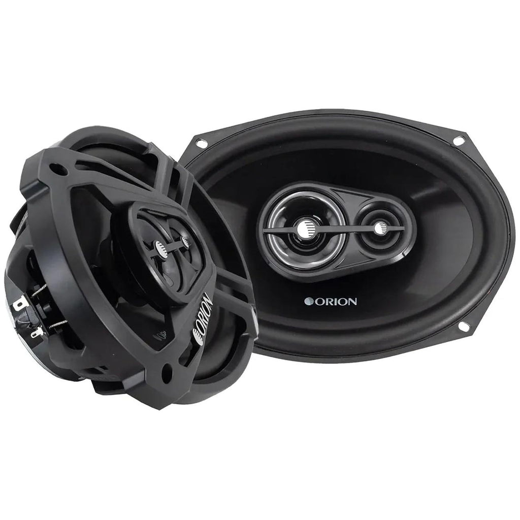 ORION Cobalt Series CB693 6x9” 3-Way Coaxial Car Speakers, 320W, 4 Ohms, Full Range, Enhanced Bass, Polypropylene Cone & Butyl Rubber Surround, Easy Install, Grills Included (Pair)