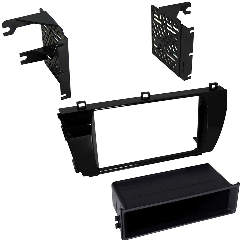 American International TOYK951MG Dash Installation Kit for 2014–2016 Toyota Corolla – Single & Double DIN (Metallic Graphite)