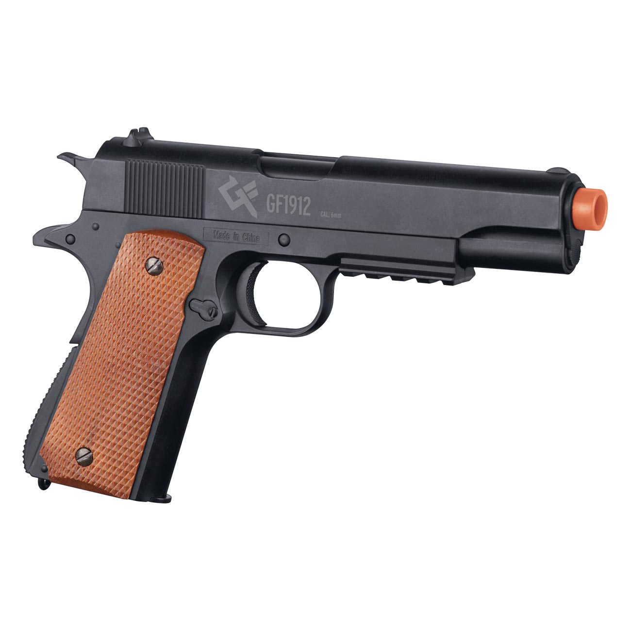 Game Face 52003 Defender Strike Airsoft Full/Semi-Auto Rifle And Spring-Powered 1911 Pistol Kit