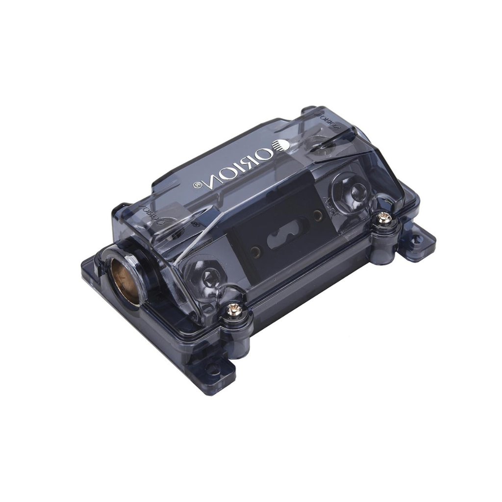 Orion XTR OWFHANL2044SQ InLine Fuse Holder with Insulating Cover, 0/2 Gauge Input/Output with Adapter, ANL Fuse Holder for Car Audio Amplifier | Auto Parts, Automotive, Marine (150A Fuses Included)
