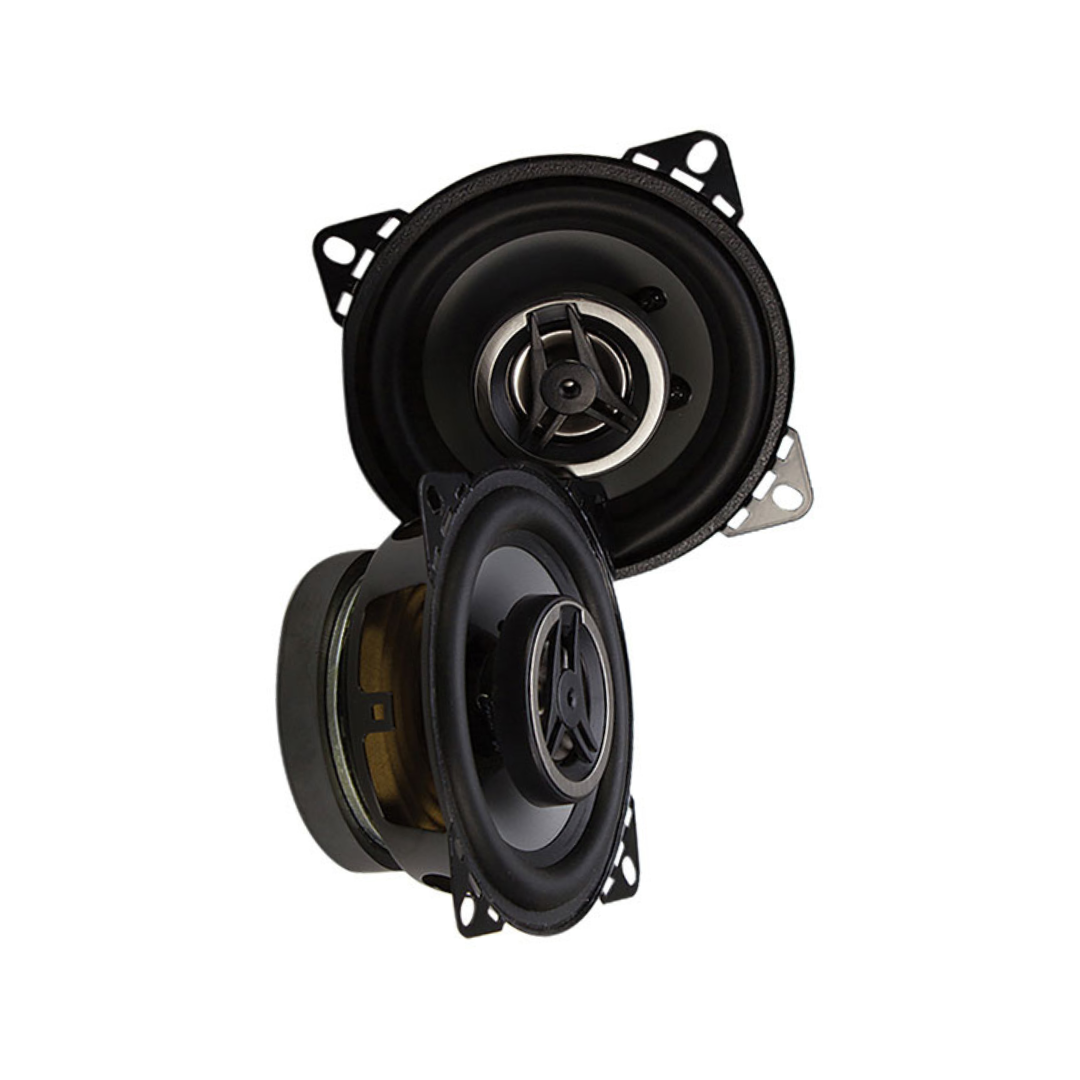 Crunch CS4CX 4-Inch Full-Range Coaxial Car Speakers, Black