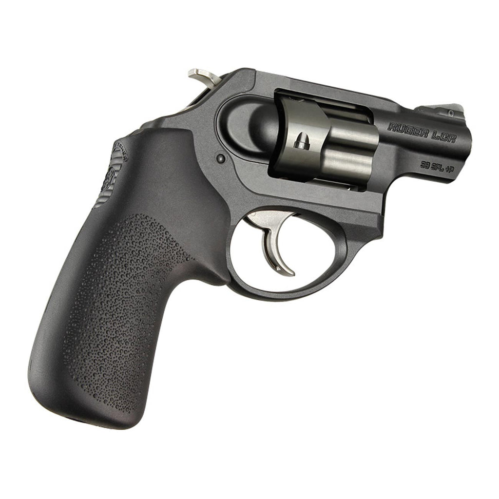 Hogue Tamer Cushion Rubber Grip Without Finger Grooves for Ruger LCR and LCRX, Black - 78030