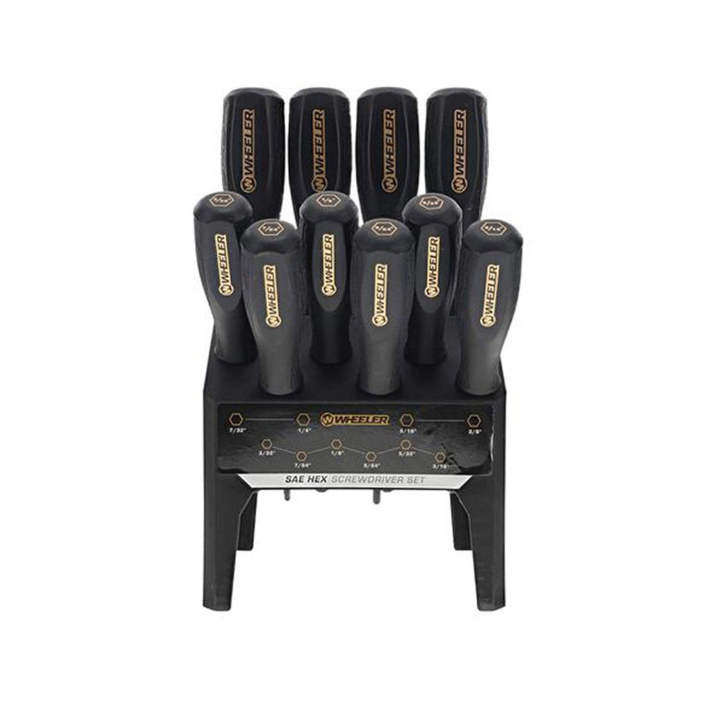 Wheeler 30 Piece SAE/Metric Hex and Torx Benchtop Screwdriver Set for Pistol Rifle Handgun Gunsmithing Rebuild and Maintenance
