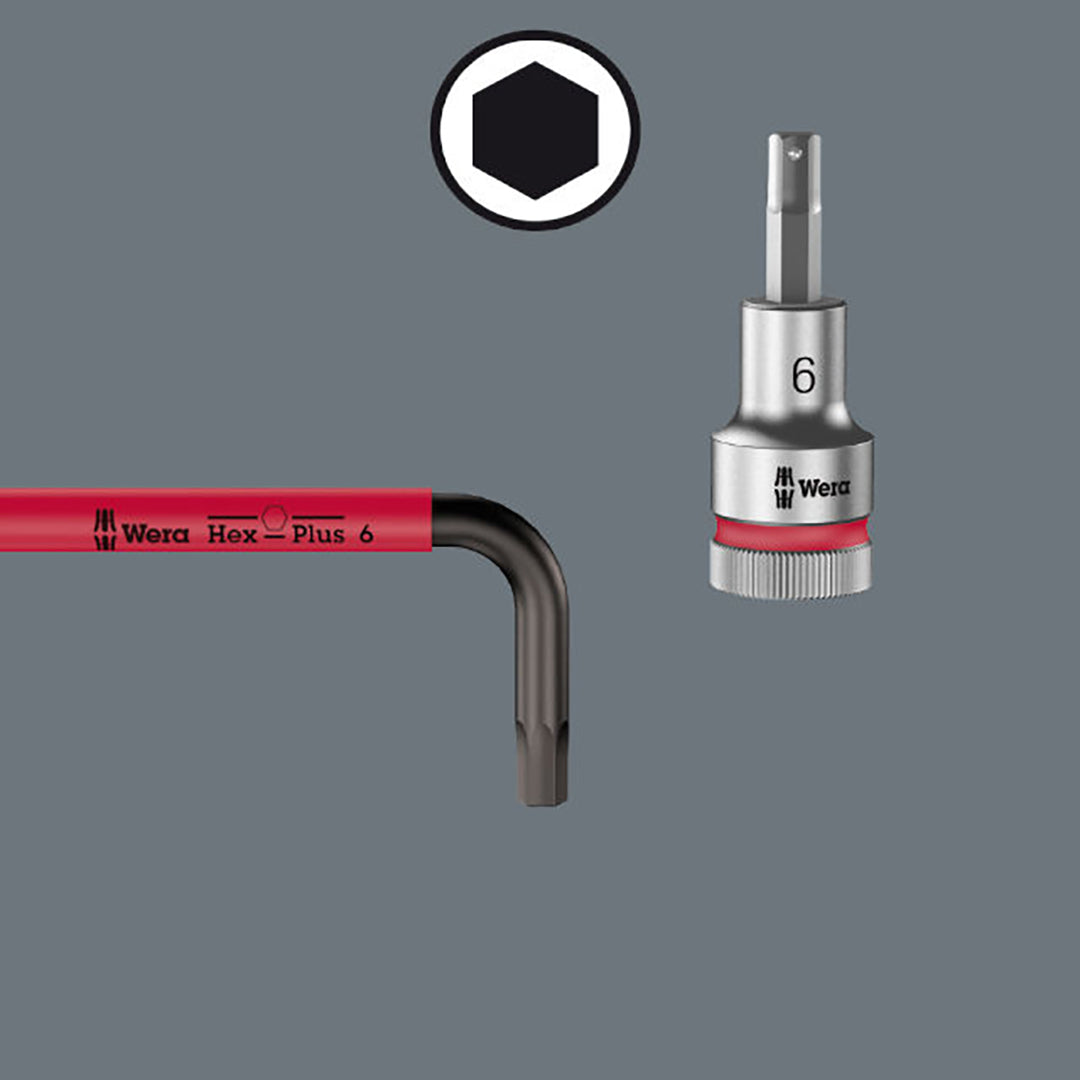 950 SPKL/9 SZ LONG ARM HEX KEY SET (SB Package Clip NEW)