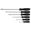 Williams JHW100P-6SD 6-Piece Endurogrip Slotted Screwdriver Set