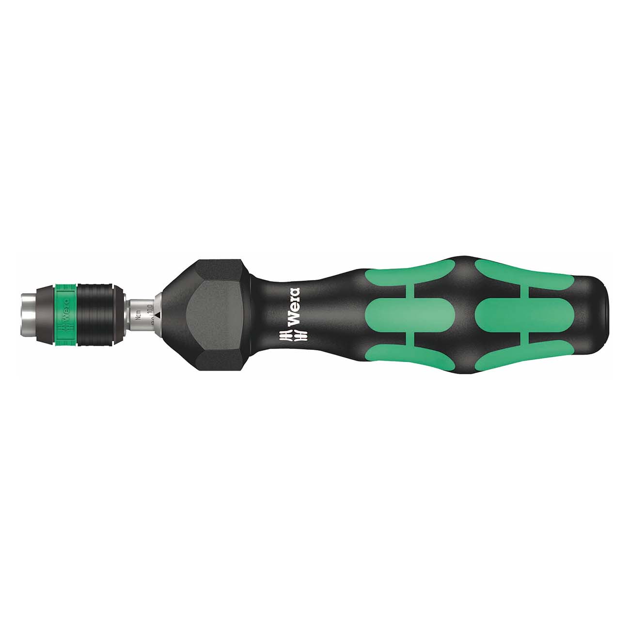 Wera 05074701001 Kraftform 7441 Hexagon Torque Screwdriver, 1/4" Head, 1.2-3.0 Nm Variable Torque Adjustment Range