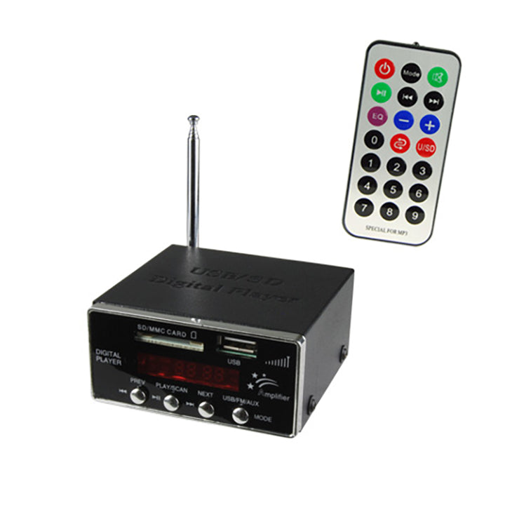 Audiopipe NDVA1000 Nippon Digital Mp3 Player With Fm Radio Usb/sd Remote Control