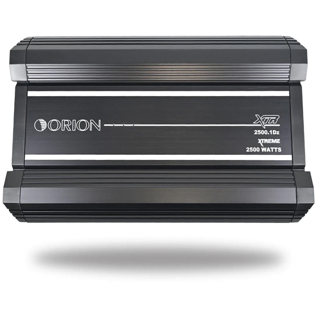 Orion XTR Series XTR2500.1DZ High Power Monoblock Class-D Car Amplifier - 2500W RMS, 1-Ohm Stable, Low-Pass Crossover, Bass Boost Control, MOSFET Power Supply, Bass Knob Included, Made in Korea