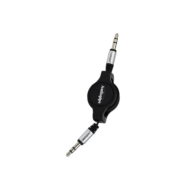 Audiopipe AIQR35353 3.5 To 3.5 Jack Plug 6 Ft Retractable