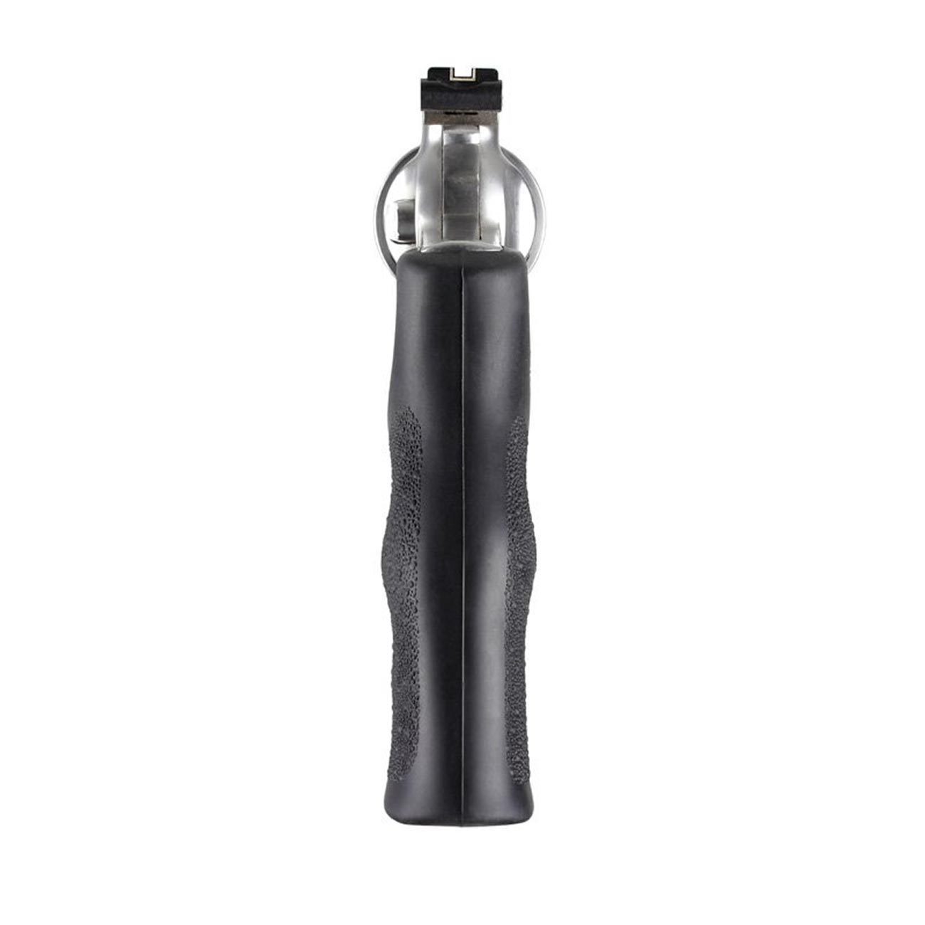 Hogue OverMolded Rubber Monogrip for Ruger GP100 & Super Redhawk Revolvers, No Finger Grooves, Black - 80010
