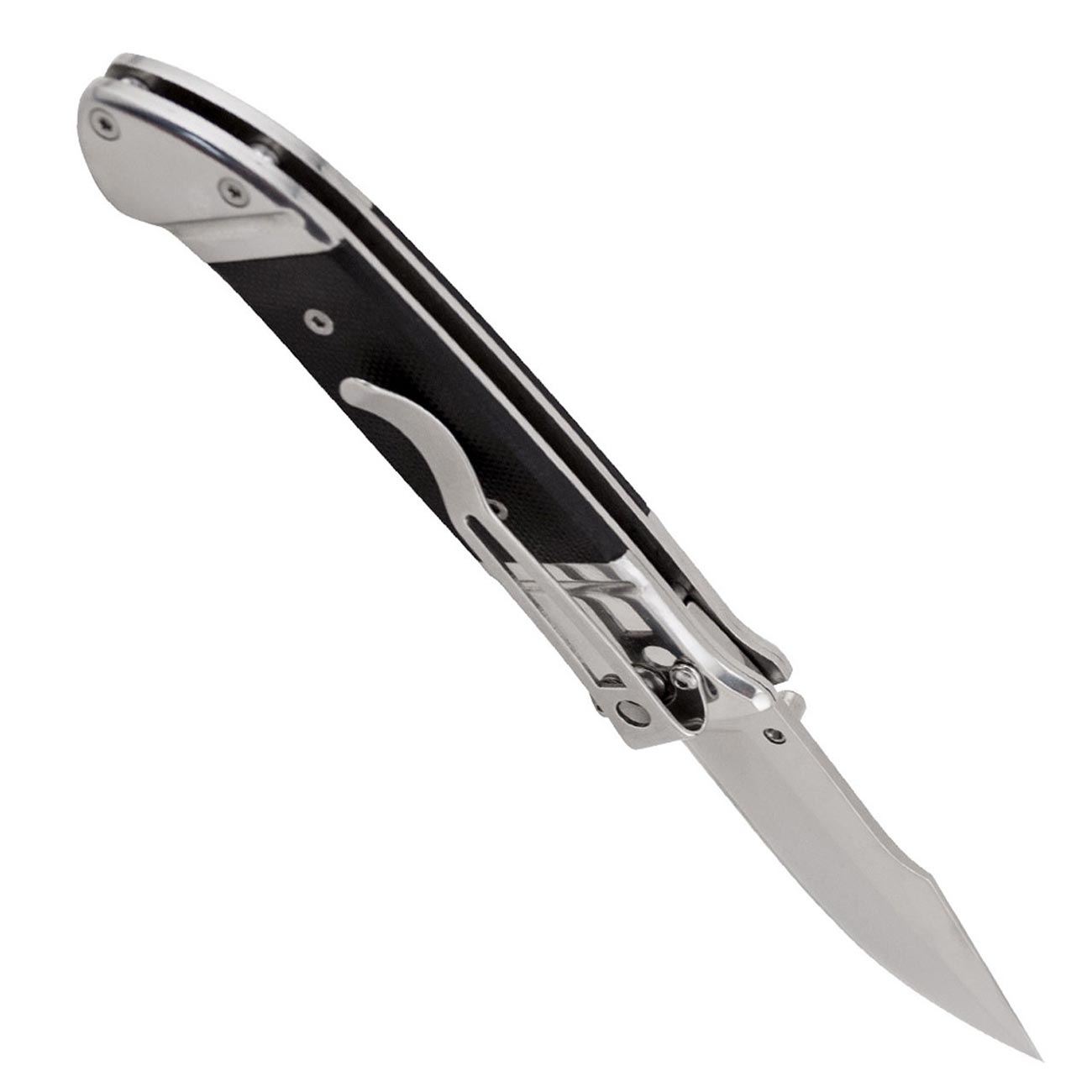 SOG Fielder G10 Folding Pocket Knife - Easy Open 3.3 Inch Foldable Knife Blade w/ EDC Knife Handle and Clip, Stainless Steel Do-It-All Knife (FF38-CP) , Black