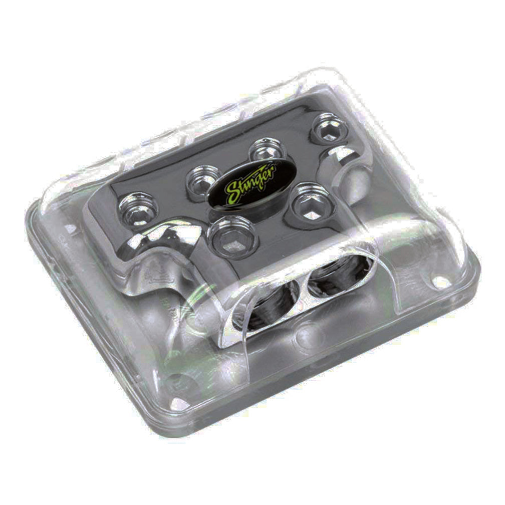Stinger SPD514 PRO Series Power or Ground Distribution Block with ShocKrome Finish