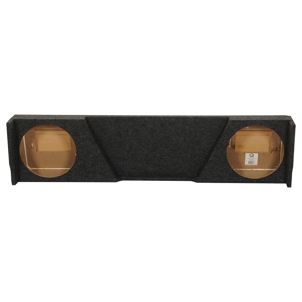Rockville REC30 Dual 12" Subwoofer Box Enclosure, Downfire Design, High-Grade MDF, Charcoal Carpet, Custom-Fit, Durable Build, for 07-13 GMC/Chevy Xcab High-Trans