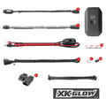XK Glow XKchrome App Control Motorcycle Standard LED Accent Light Kit - 8 Pods / 4 Strips