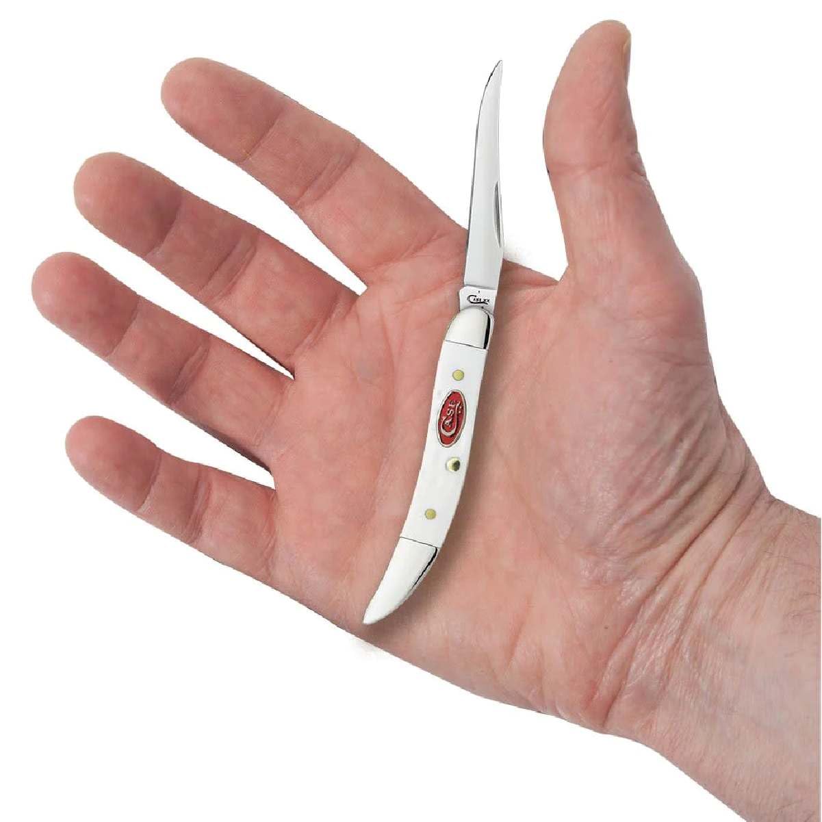 W. R. Case & Sons SparXX Small Texas Toothpick Pocket Knife CASE60180 – Stainless Steel Folding EDC Knife, Synthetic Handle Slip Joint