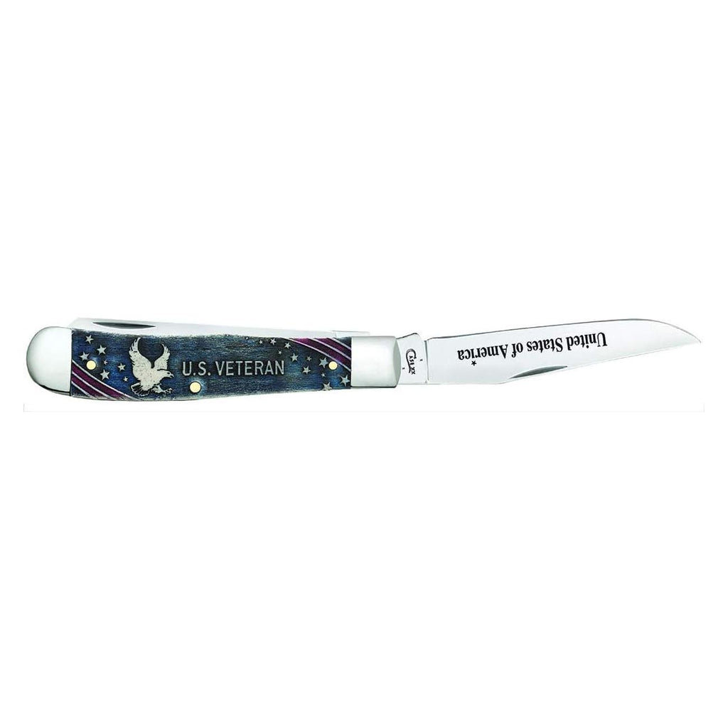 Case WR XX Pocket Knife United States Veterans Trapper Gift Set Item #16300 - (6254 SS)