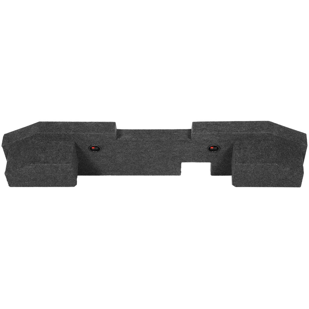 Q Power DODGE12 4DOOR Dual 12" Subwoofer Enclosure for 2002-Newer Dodge Ram Quad Cab Trucks